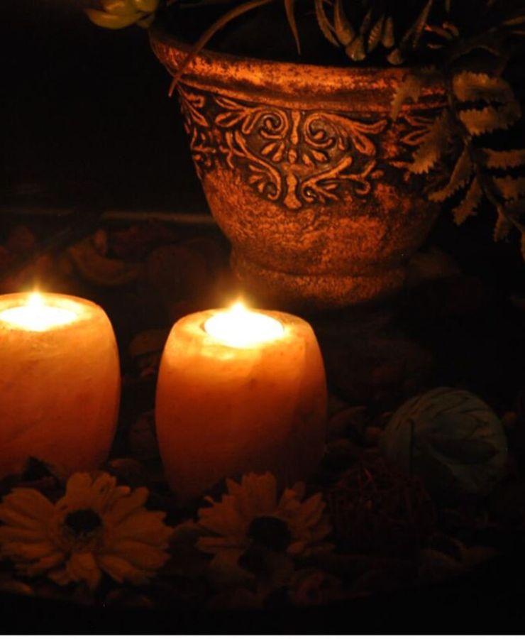 Cylinder Shape Candle Holder